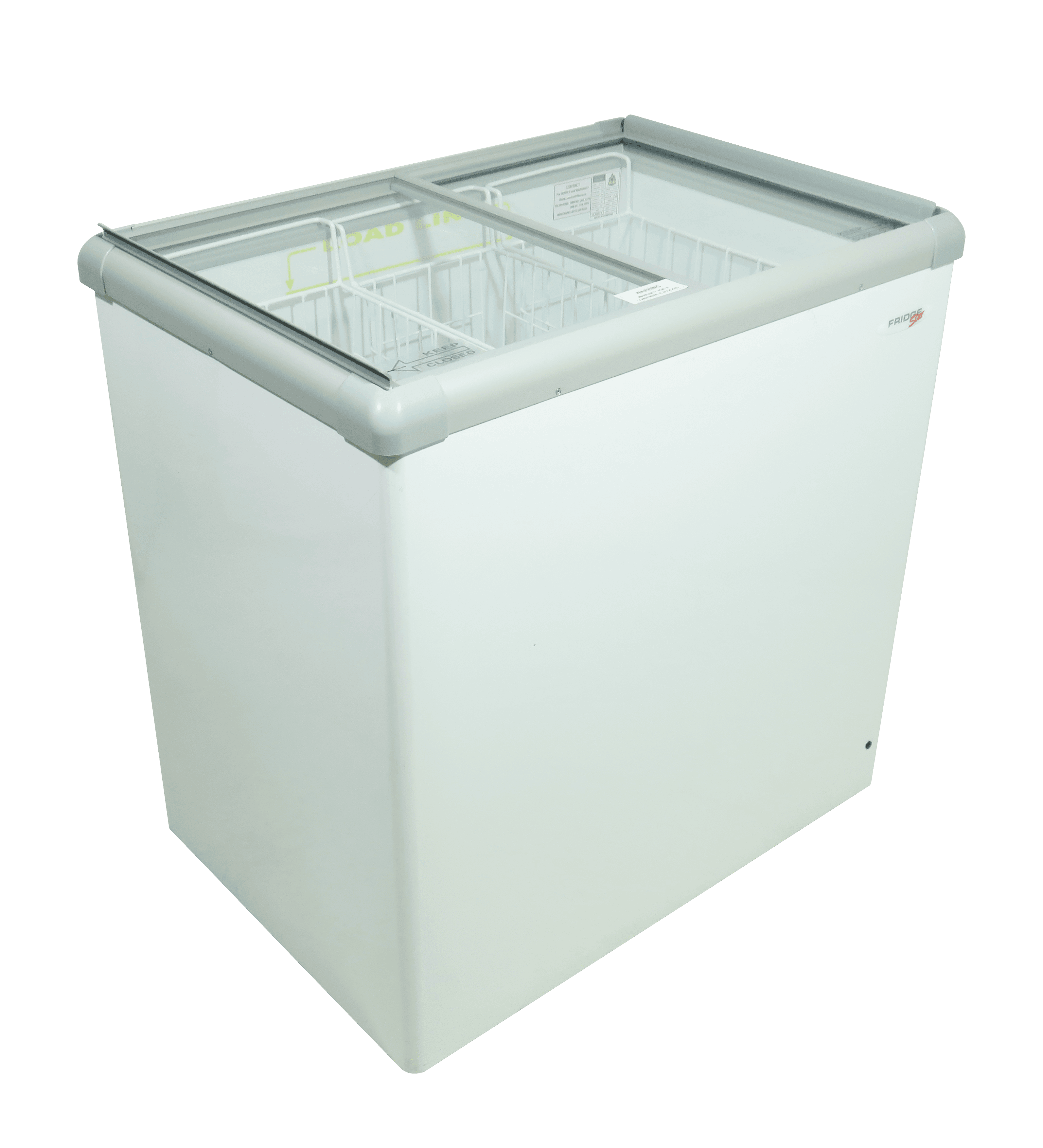 Glasstop Display Freezer 205l